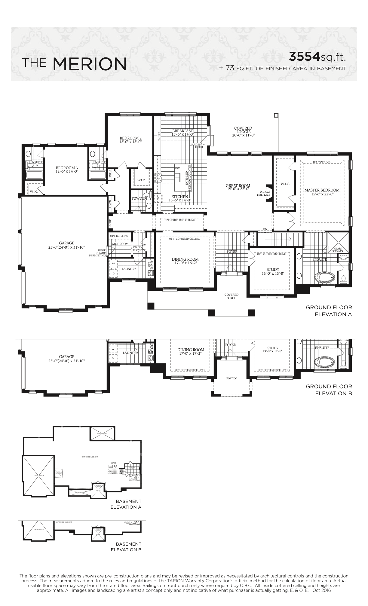 The Merion floorplan