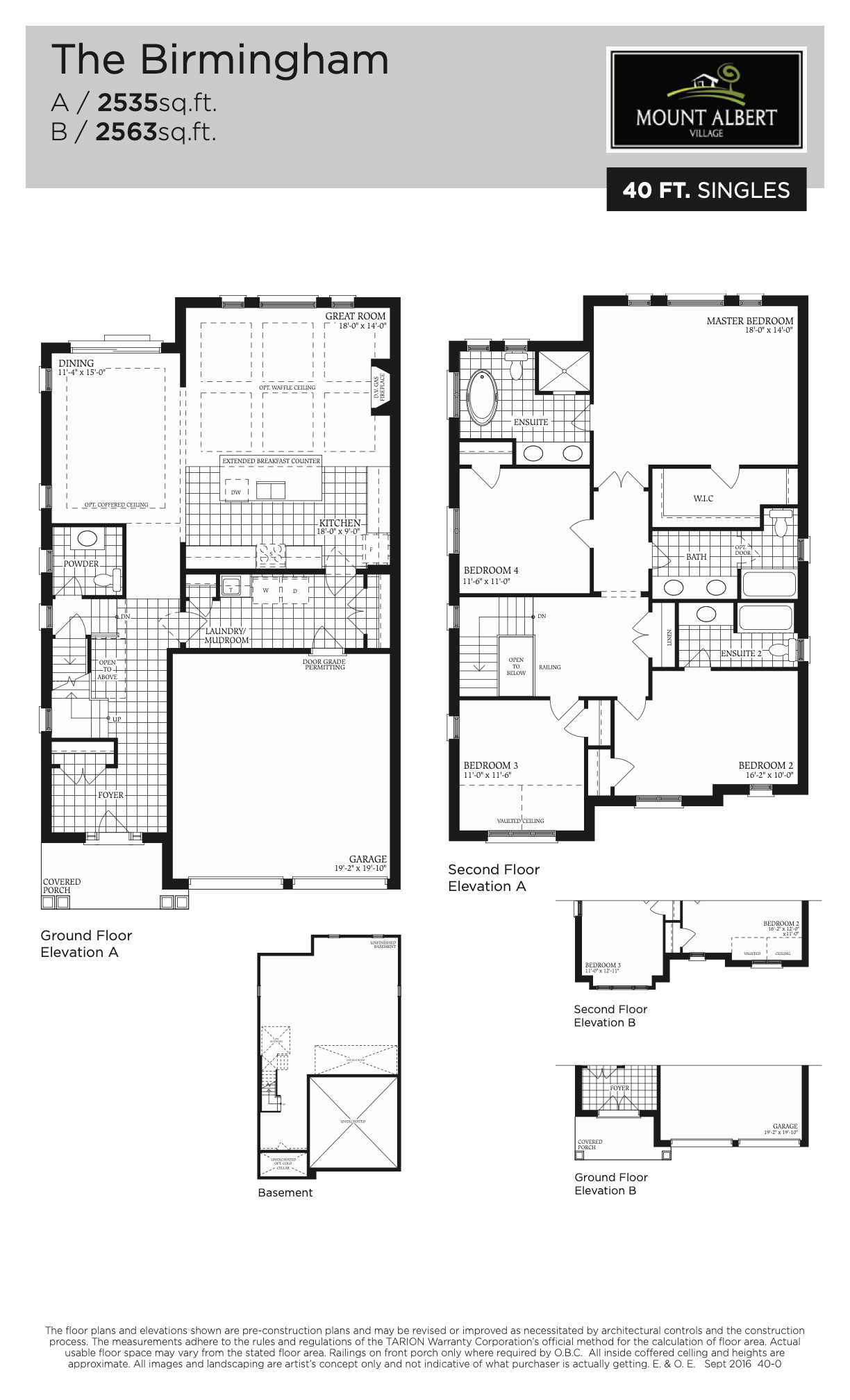 The Birmingham floorplan