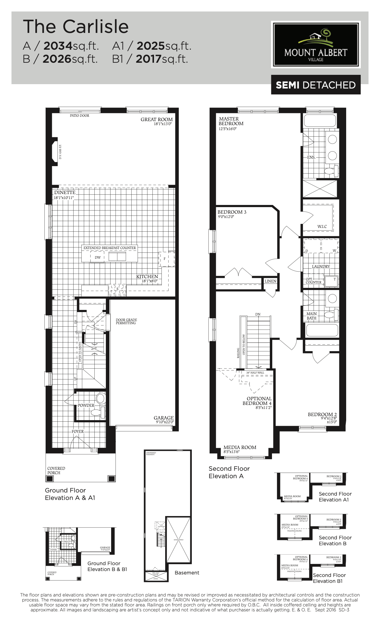 The Carlisle floorplan